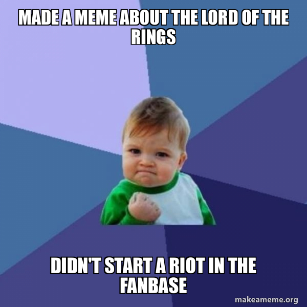 Success Kid meme