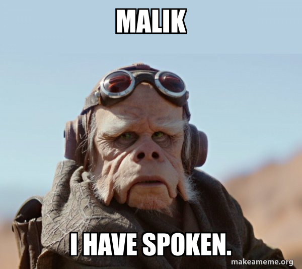 The Mandalorian - I Have Spoken meme
