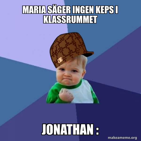 Scumbag Success Kid meme