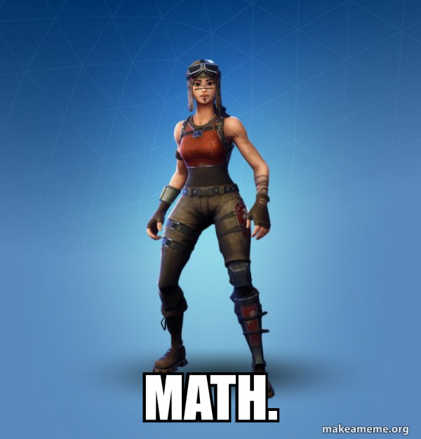 Renegade Raider Fortnite Skin meme
