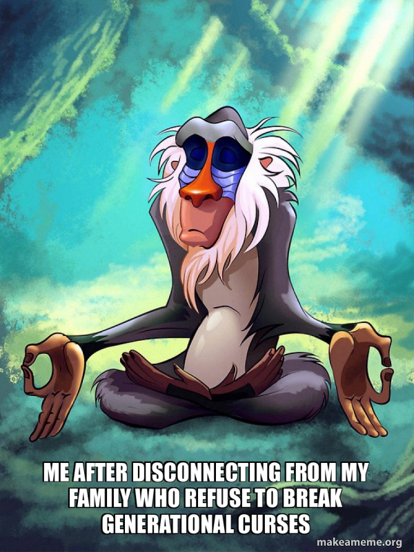 Rafiki Meditating - Lion King meme