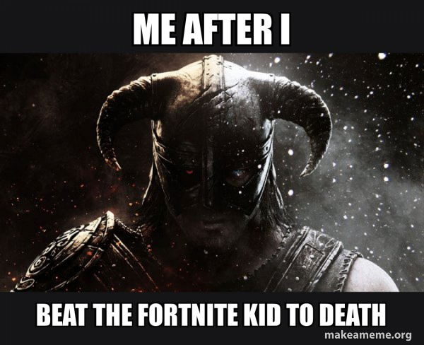 Skyrim meme