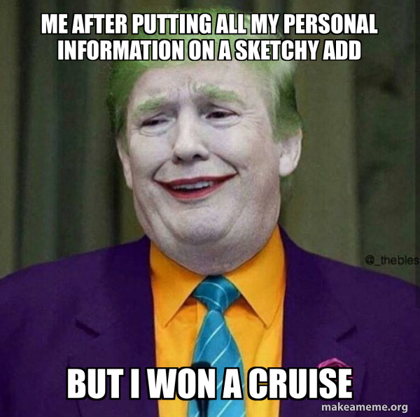 Donald Trump - The Joker meme