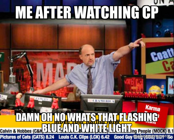 Mad Karma with Jim Cramer meme