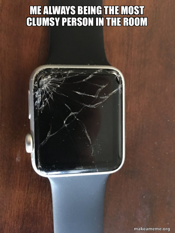 Broken Apple Watch meme