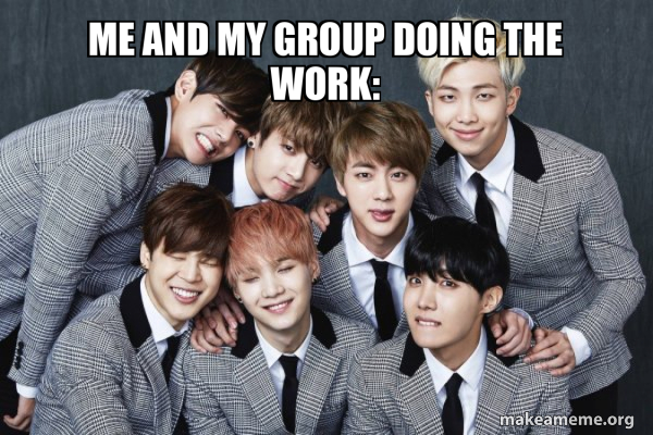 K-Pop Band BTS (Bangtan Boys) meme