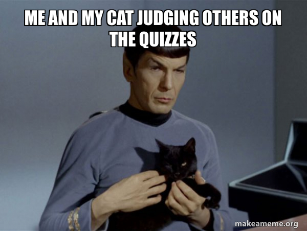 Spock and Cat Meme meme