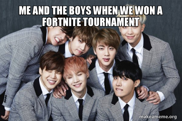 K-Pop Band BTS (Bangtan Boys) meme