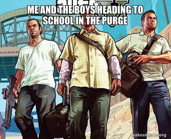 Grand Theft Auto 5 (V) meme