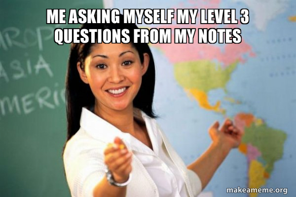 Unhelpful High School Teacher meme