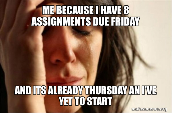 First World Problems meme
