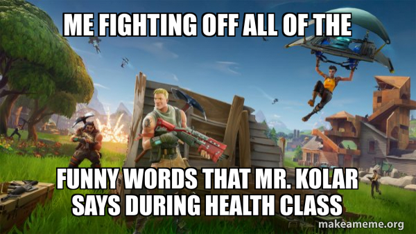 Fortnite Battle Royale game meme