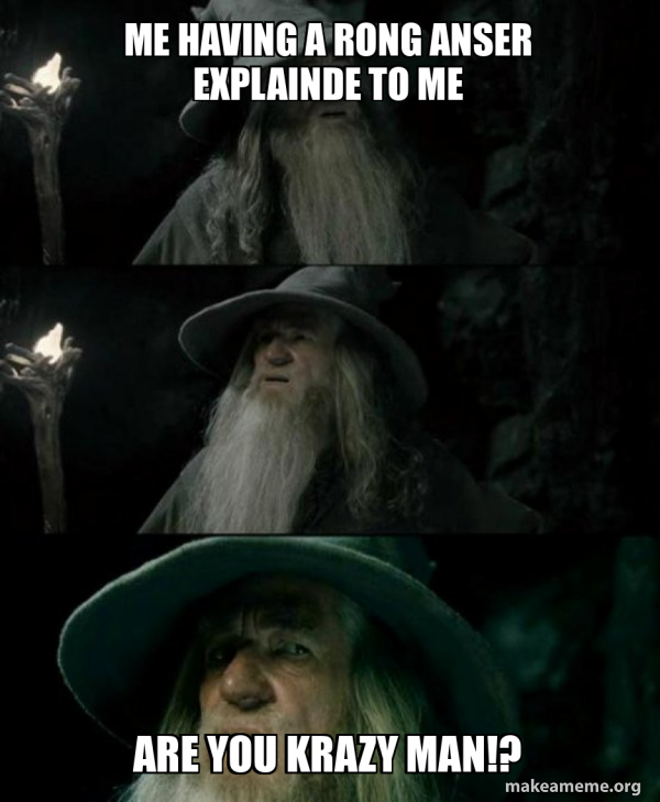 Confused Gandalf meme