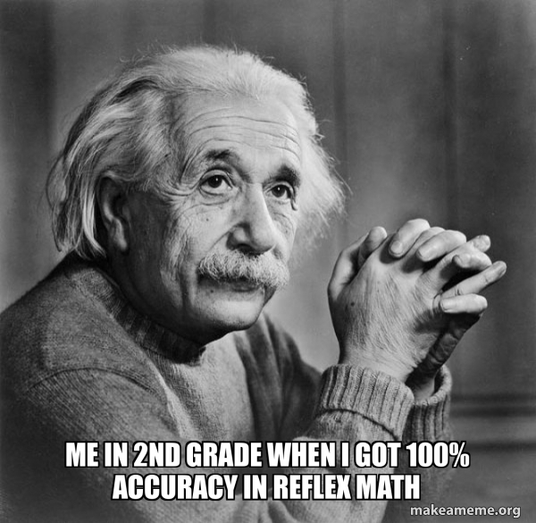 Serious Albert Einstein meme