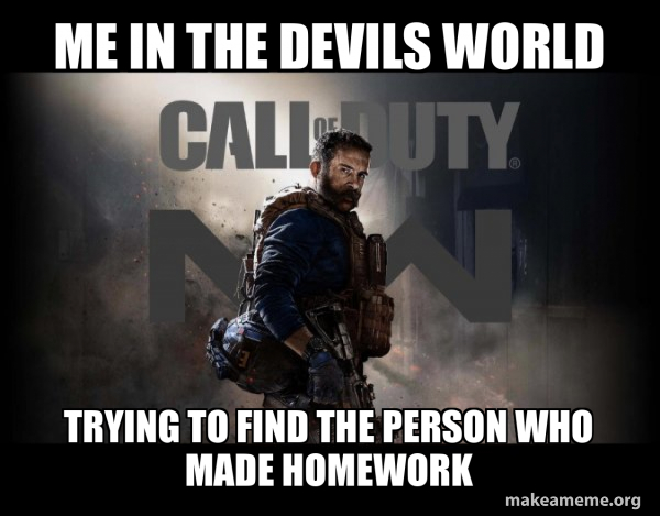 Call of Duty (COD) - Modern Warfare meme