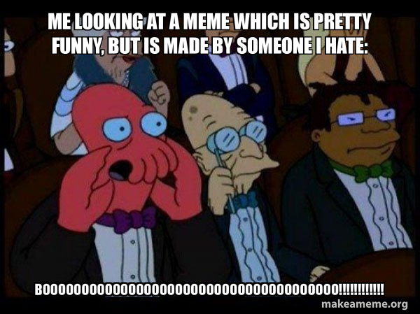 Your meme is bad and you should feel bad - Zoidberg meme
