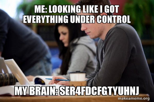 Conscientious College Senior meme