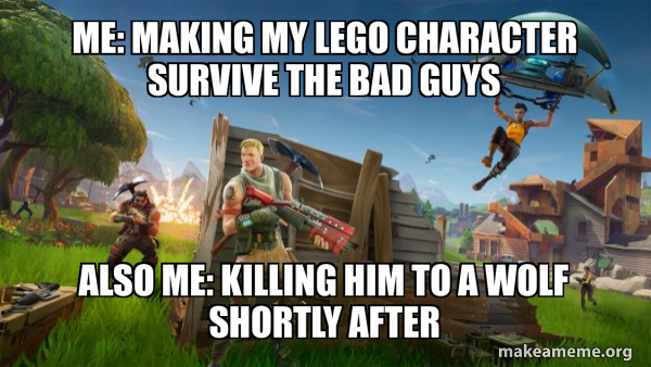 Fortnite Battle Royale game meme