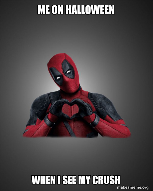 Deadpool Heart Hands meme