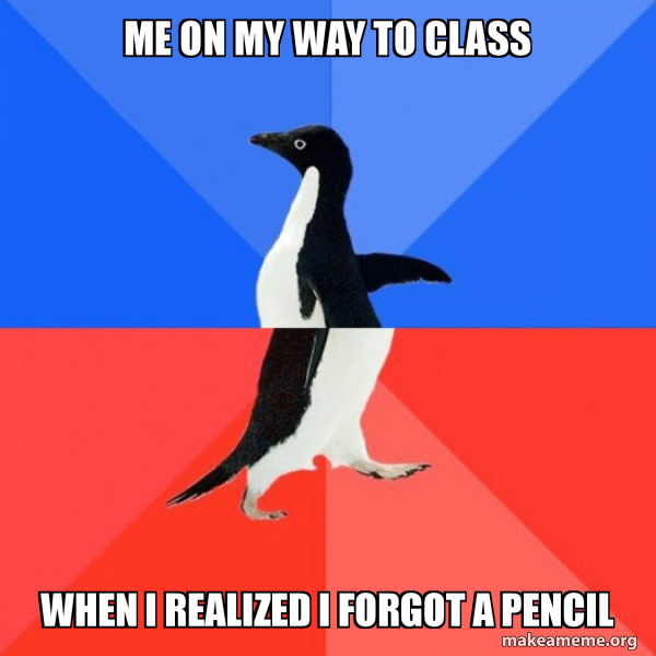 Socially Awkward Awesome Penguin meme