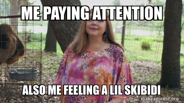 Carole Baskins (Carol ?) meme