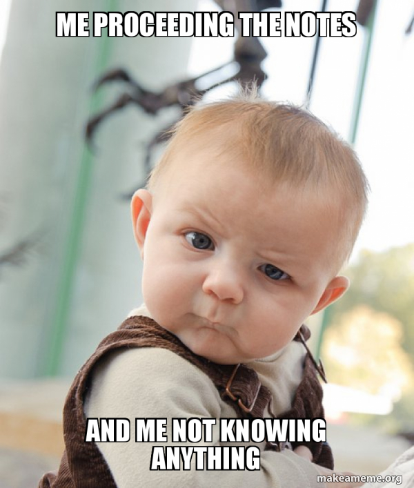 Skeptical Baby meme