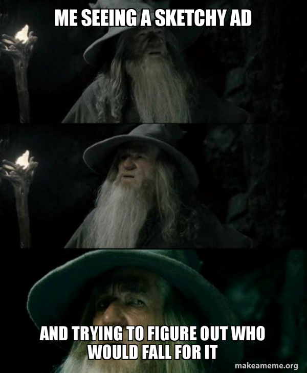 Confused Gandalf meme