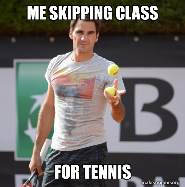 Roger Federer meme