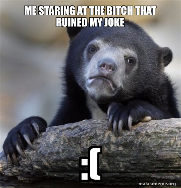 Confession Bear meme