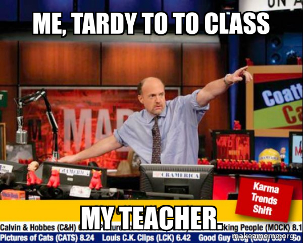 Mad Karma with Jim Cramer meme