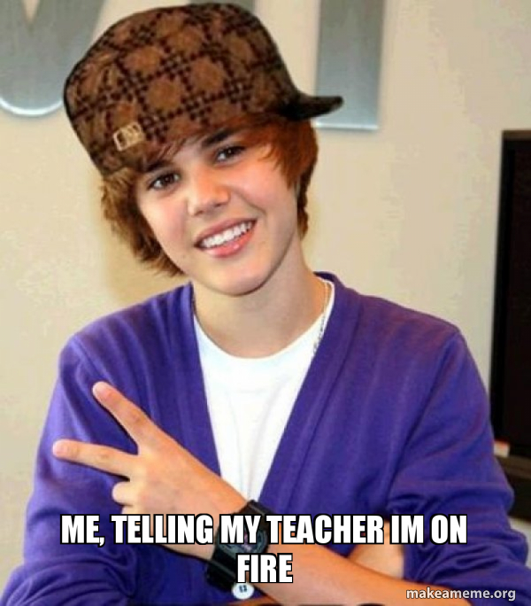 Scumbag Justin Bieber meme