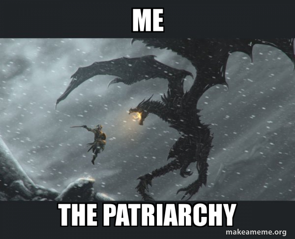 Skyrim Dragon Slaying meme