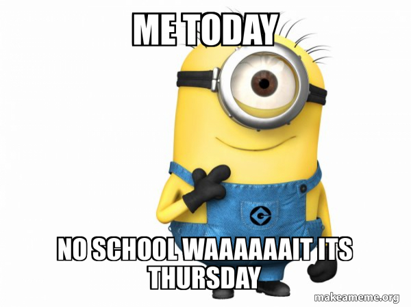 Thoughtful Minion meme