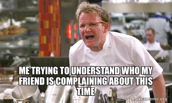 Gordon Ramsay Hell's Kitchen meme