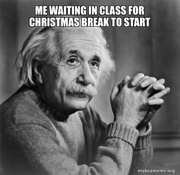 Serious Albert Einstein meme