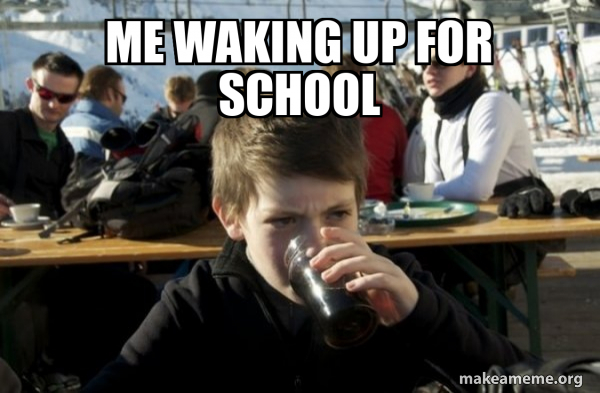 Lazy Elementary Student meme