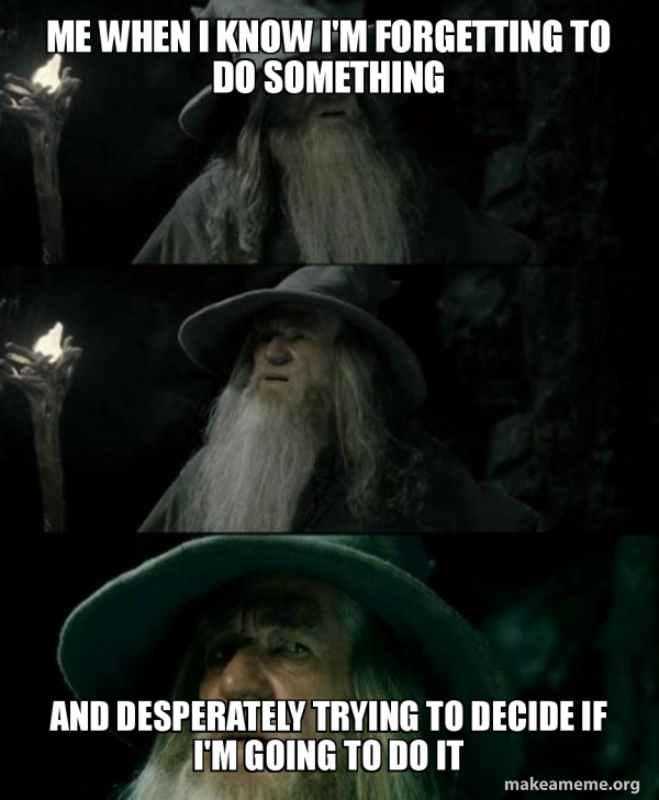 Confused Gandalf meme