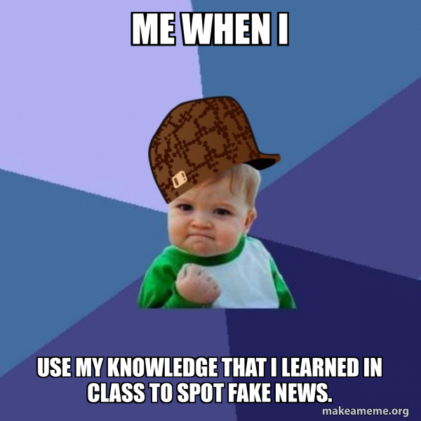 Scumbag Success Kid meme