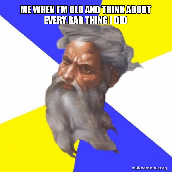 Advice God meme