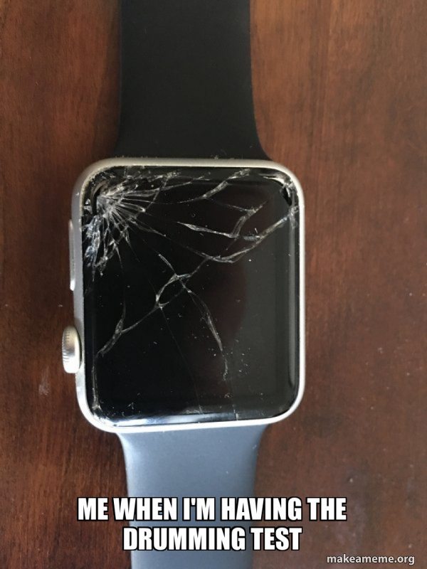Broken Apple Watch meme