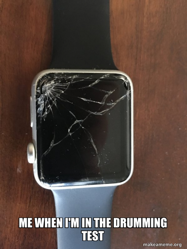 Broken Apple Watch meme