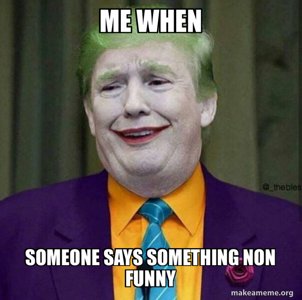 Donald Trump - The Joker meme