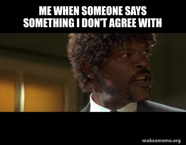 Samuel L Jackson from Pulp Fiction meme