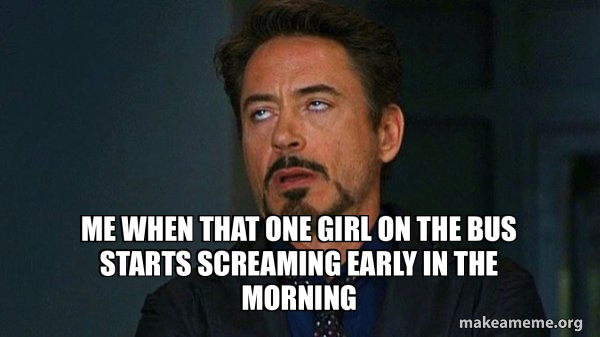 Tony Stark Eye Roll meme