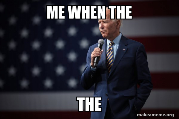 Joe Biden 2020 meme