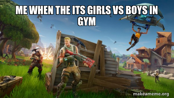 Fortnite Battle Royale game meme