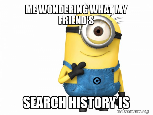 Thoughtful Minion  meme