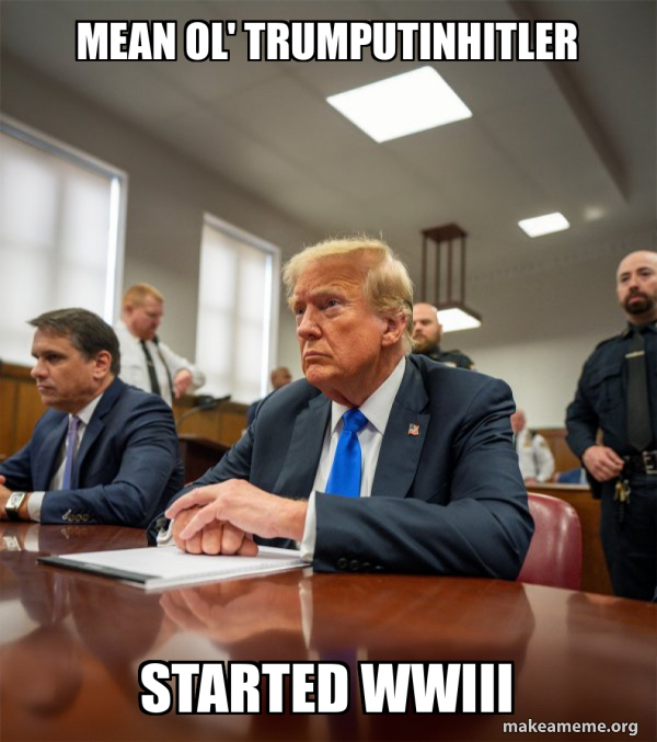 Trump Court Room meme
