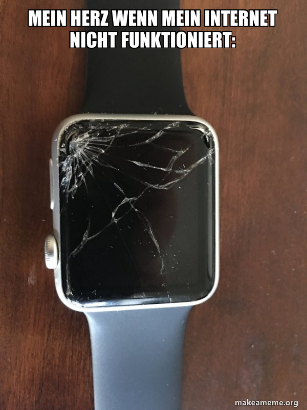 Broken Apple Watch meme