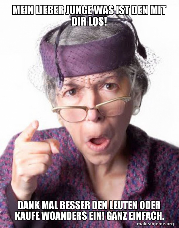 Disapproving Grandma meme